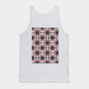 kaleidoscope, mandala, flower stylization in pastel colors Tank Top